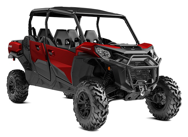 2024 Can-Am Commander MAX XT 1000R New FIERY RED CACOMMAXXT1000-1537