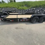 2025 CAM 7 TON TILT SPILT DECK 8.5X15+4 SPILT DECK New BLACK CAM7TNTILTTRSPLTDECK8.5X15-2772