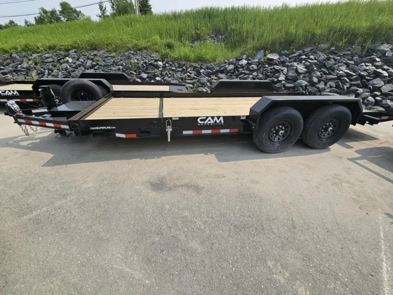 2025 CAM 7 TON TILT SPILT DECK 8.5X15+4 SPILT DECK New BLACK CAM7TNTILTTRSPLTDECK8.5X15-2772