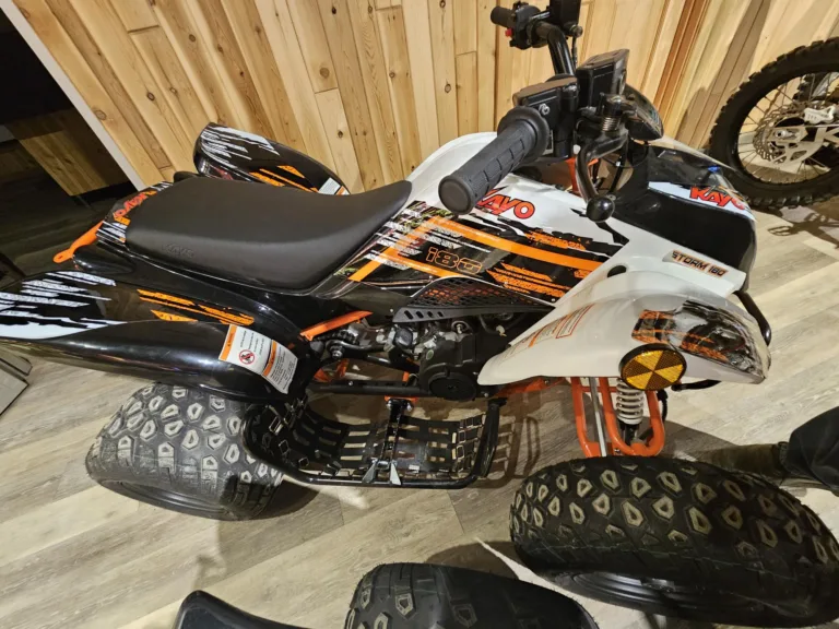 2022 KAYO STORM 180  New WHITE KASTORM180-1627