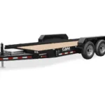 2025 CAM SUPERLINE 7 TON TILT FULL DECK 8.5X18 New BLACK P7CAM18FTT-404