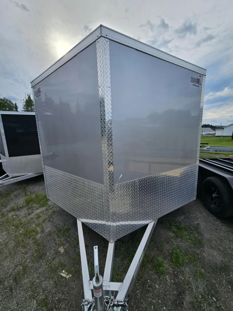 2025 DURABULL 101X12 SA ENCLOSED TRAILER SILVER  New SILVER FROST DBMS101X12SA-0450