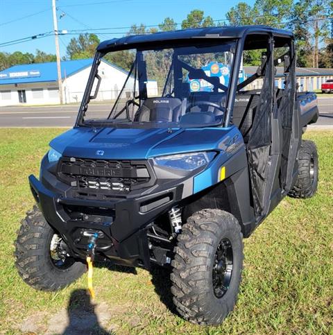 2025 Polaris Ranger Crew XP 1000 Premium New Blue Slate Metallic Smoke PORGR1000XPCREWPREM-9778