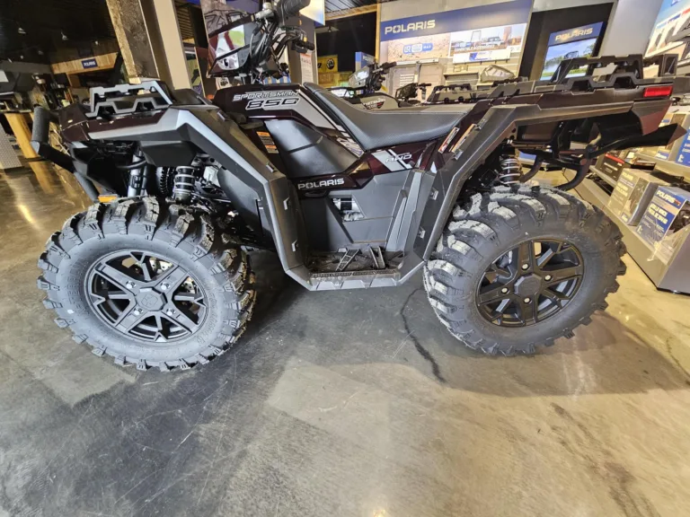 2025 Polaris Sportsman 850 Trail New Crimson Metallic POSPMN850TRL-4651